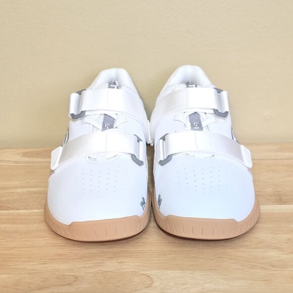 TYR L-1 Lifter Weightlifting Shoes White Grey Gum Men's Size 8.5 Women's 10 - Picture 2 of 7